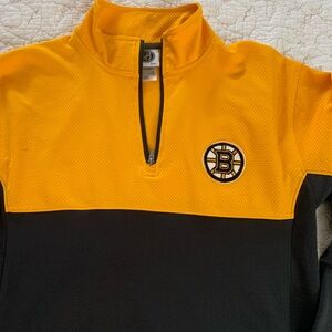 Hockey Boston Bruins Men's Quarter zip pullover